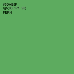 #5DAB5F - Fern Color Image