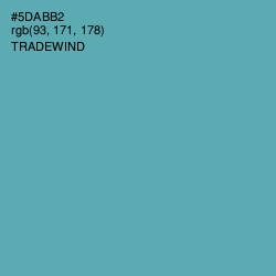 #5DABB2 - Tradewind Color Image