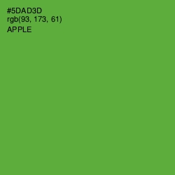 #5DAD3D - Apple Color Image