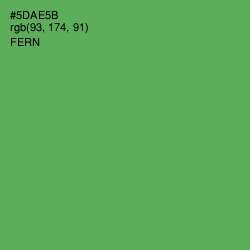 #5DAE5B - Fern Color Image