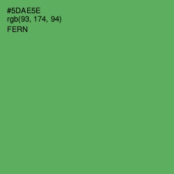 #5DAE5E - Fern Color Image
