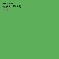 #5DAF59 - Fern Color Image