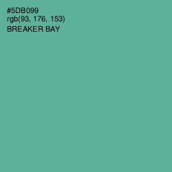 #5DB099 - Breaker Bay Color Image