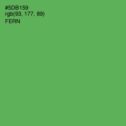#5DB159 - Fern Color Image