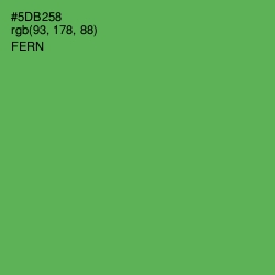 #5DB258 - Fern Color Image