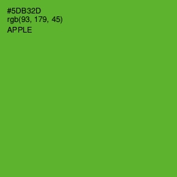 #5DB32D - Apple Color Image