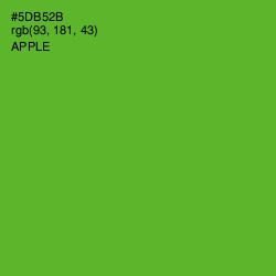 #5DB52B - Apple Color Image