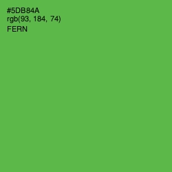 #5DB84A - Fern Color Image