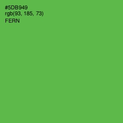 #5DB949 - Fern Color Image