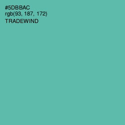 #5DBBAC - Tradewind Color Image
