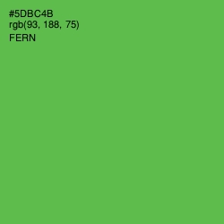 #5DBC4B - Fern Color Image