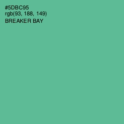 #5DBC95 - Breaker Bay Color Image