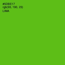 #5DBE17 - Lima Color Image