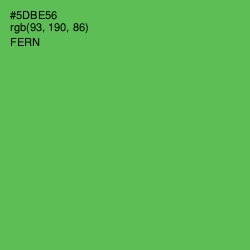 #5DBE56 - Fern Color Image