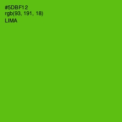 #5DBF12 - Lima Color Image