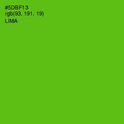 #5DBF13 - Lima Color Image