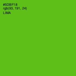 #5DBF18 - Lima Color Image