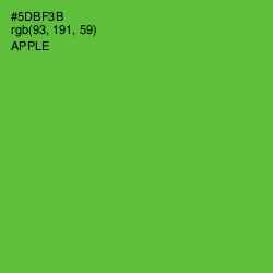 #5DBF3B - Apple Color Image