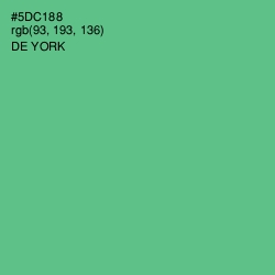 #5DC188 - De York Color Image
