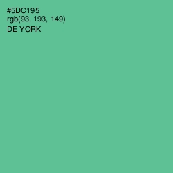 #5DC195 - De York Color Image