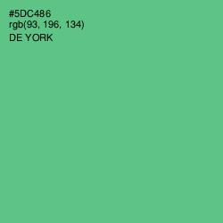 #5DC486 - De York Color Image