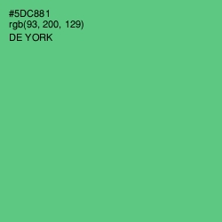 #5DC881 - De York Color Image