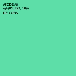 #5DDEA9 - De York Color Image