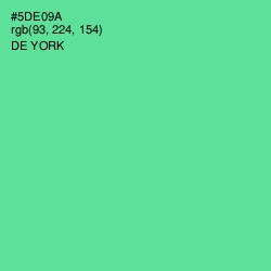 #5DE09A - De York Color Image