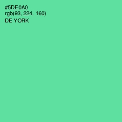 #5DE0A0 - De York Color Image