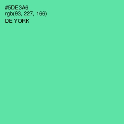 #5DE3A6 - De York Color Image