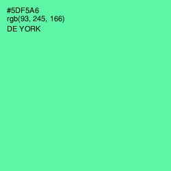 #5DF5A6 - De York Color Image