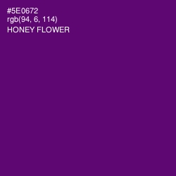 #5E0672 - Honey Flower Color Image