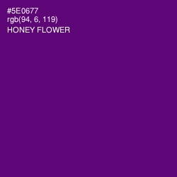 #5E0677 - Honey Flower Color Image