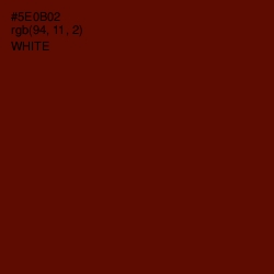 #5E0B02 - Mahogany Color Image