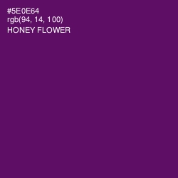 #5E0E64 - Honey Flower Color Image