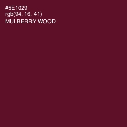 #5E1029 - Mulberry Wood Color Image