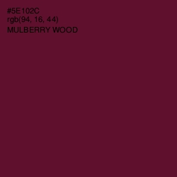 #5E102C - Mulberry Wood Color Image