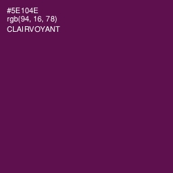 #5E104E - Clairvoyant Color Image