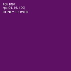 #5E1064 - Honey Flower Color Image
