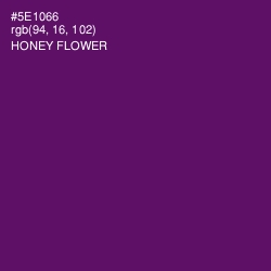 #5E1066 - Honey Flower Color Image