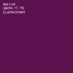 #5E114F - Clairvoyant Color Image