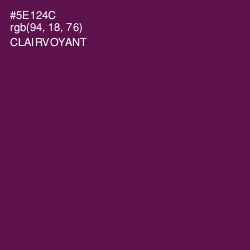 #5E124C - Clairvoyant Color Image