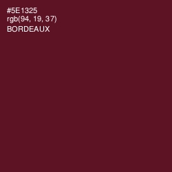 #5E1325 - Bordeaux Color Image
