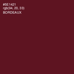 #5E1421 - Bordeaux Color Image