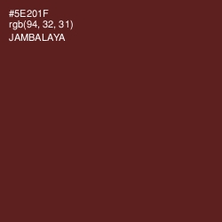 #5E201F - Jambalaya Color Image