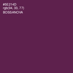 #5E214D - Bossanova Color Image