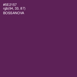 #5E2157 - Bossanova Color Image