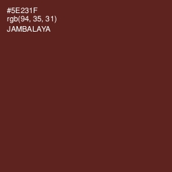 #5E231F - Jambalaya Color Image