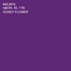 #5E2876 - Honey Flower Color Image
