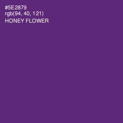 #5E2879 - Honey Flower Color Image